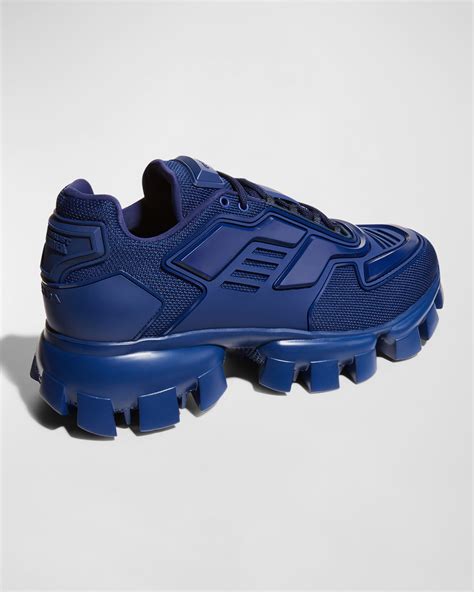 prada men's cloudbust thunder lug-sole trainer sneakers|prada cloudbust sneakers.